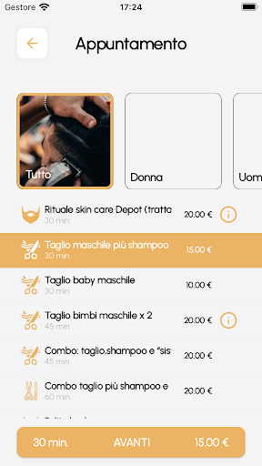 Parrucchiere Uomo Donna Screen 3