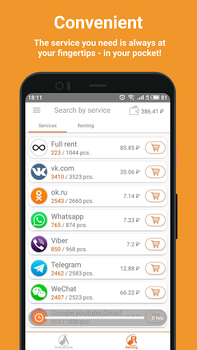 SMS-Activate Virtual numbers