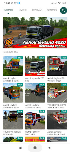 Mod Truck Ashok Leyland Bussid