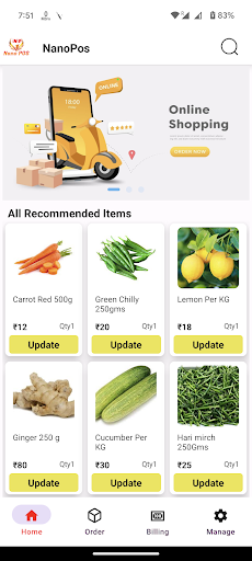 Android application NanoOmni Store screenshort