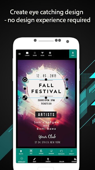 DesignX: Flyer, Post Designs 1.1.8 APK + Мод (Unlimited money) за Android