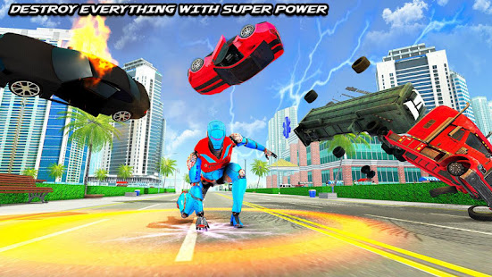 Speed Robot Game 2021u2013 Miami Crime City Battle 3.2 Screenshots 5