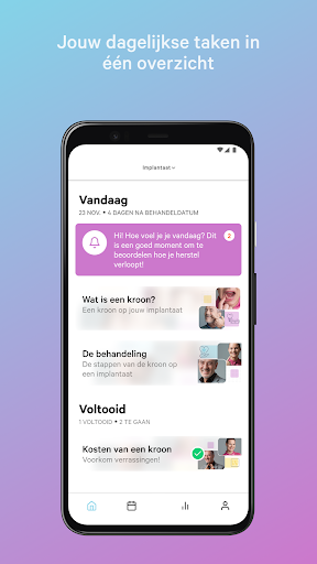 Android application Mijn Implantaat screenshort