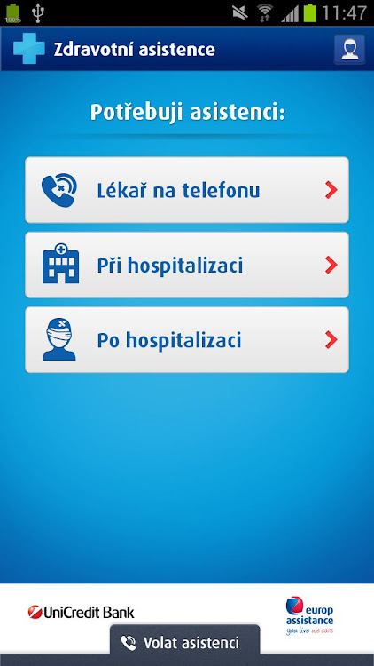 UniCredit Zdravotní asistence - 1.4 - (Android)