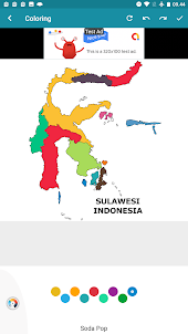 Colorindo países mapa asiático