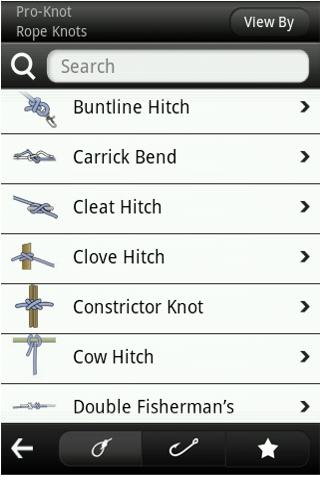 Android application Pro Knot Fishing + Rope Knots screenshort
