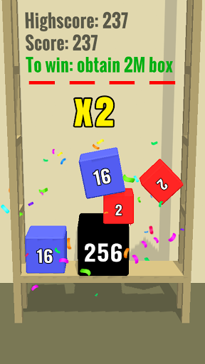 Chain 2048 Falling Boxes Screen 3