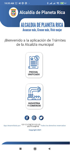 Android application Trami App Planeta Rica screenshort