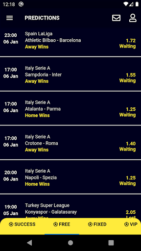 Bet Fusion - Football Betting Screen 3