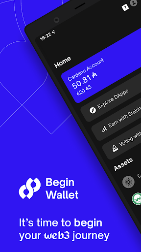 Begin - Cardano Wallet by B58 Screen 2