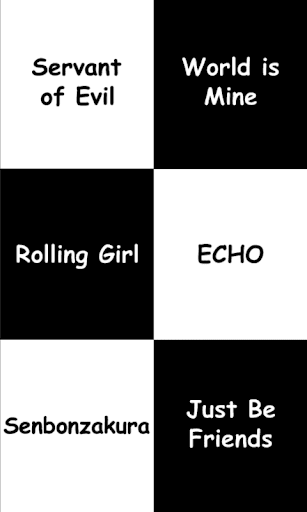 Android application Piano Tap - Anime Vocaloid screenshort