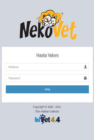 Android application Nekovet Veteriner Kliniği screenshort