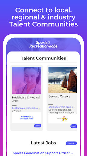 Sports & Recreation Jobs Screen 2