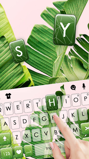 Fresh Leaves Keyboard Backgrou Screen 2