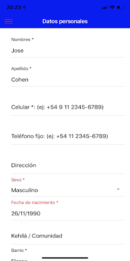 Android application Jevra Hatzalah Argentina screenshort