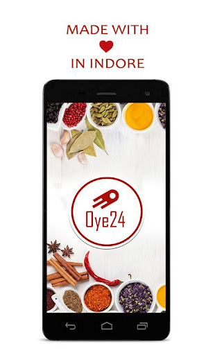 Android application Oye24 - Online Food Delivery A screenshort