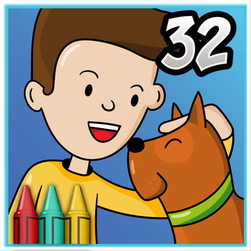 Coloring Book 32: Jim and His logo