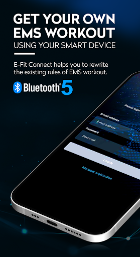 Android application E-Fit Connect screenshort