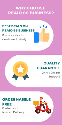 Android application REAIO 99 Business screenshort