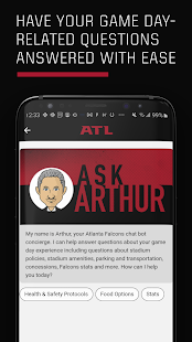 Atlanta Falcons Mobile Screenshot