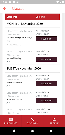 Fight Factory Boxing Screen 3