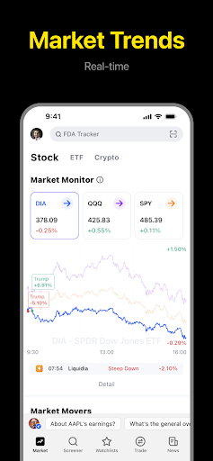 Light Horse: Stock Trading Screen 2