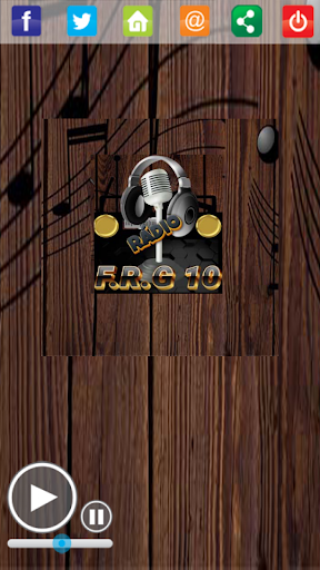 Android application Rádio Web Frg 10 Online screenshort