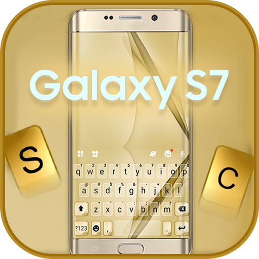 Galaxy S7 Gold Keyboard Theme  Icon