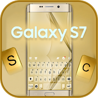 Тема для клавиатуры Galaxy S7 Gold