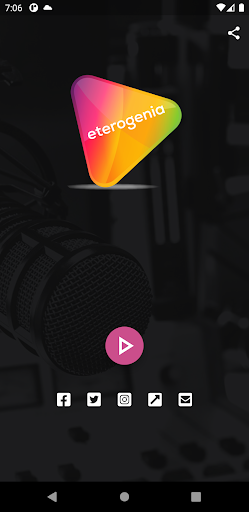Android application Radio Eterogenia screenshort