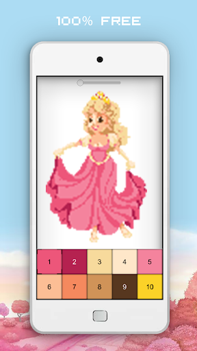 Princess Coloring Book - Glitt Screen 2