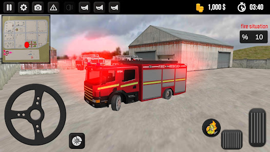 Fire Truck Simulator MOD apk (Unlimited money) v1.9 Gallery 4