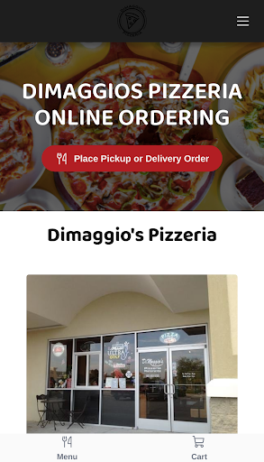 Android application Dimaggios Pizzeria screenshort
