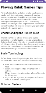 Playing Rubik Games Tips