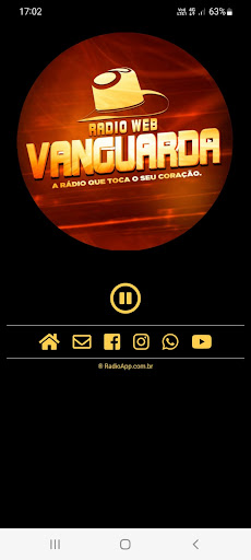 Rádio Web Vanguarda Screen 3