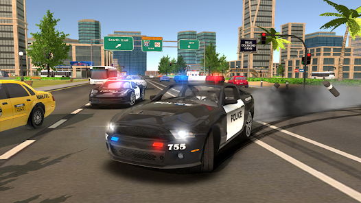 Carro Carrinho Polícia Drift Drifting Corrida Mustang - OMG