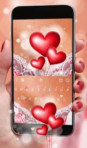 Romantic Love Heart Keyboard Theme For PC installation