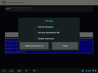 ROEHSOFT PARTITION TOOL SD-USB Captura de pantalla