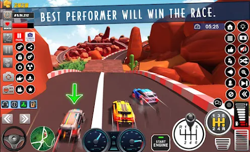 Mini Adventure Car Racing Game