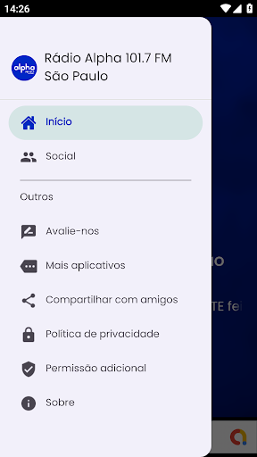 Rádio Alpha 101.7 FM São Paulo Screen 3