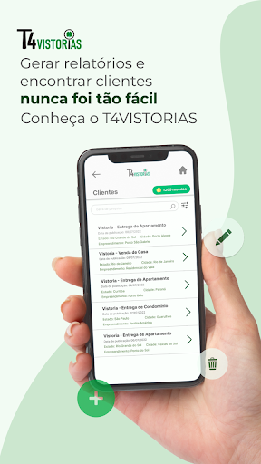 Android application T4 Vistorias screenshort