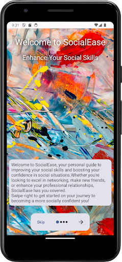 Android application SocialEase screenshort