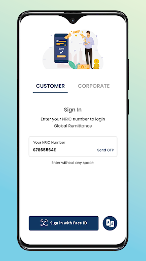 Global Remittance Screen 2