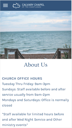 Calvary Chapel Coastlands Screen 3