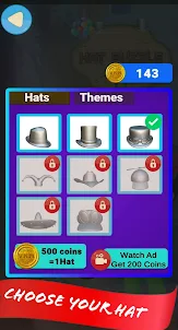 모자 색상 - 퍼즐 정렬