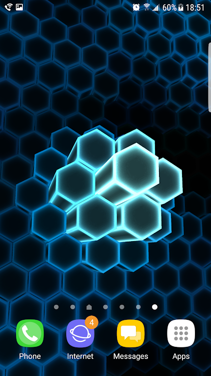 Fluid Hex 3D Live Wallpaper - 1.0.9 - (Android)