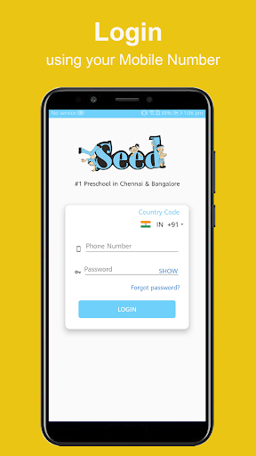 Android application SEED International screenshort