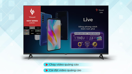 Android application Vsmart Retail Mode TV screenshort