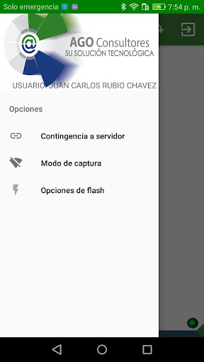 AGO Cam Inventario Screen 2