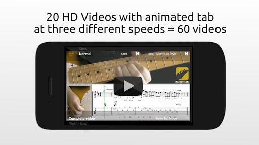 Android application Blues Guitar Soloist Lite screenshort